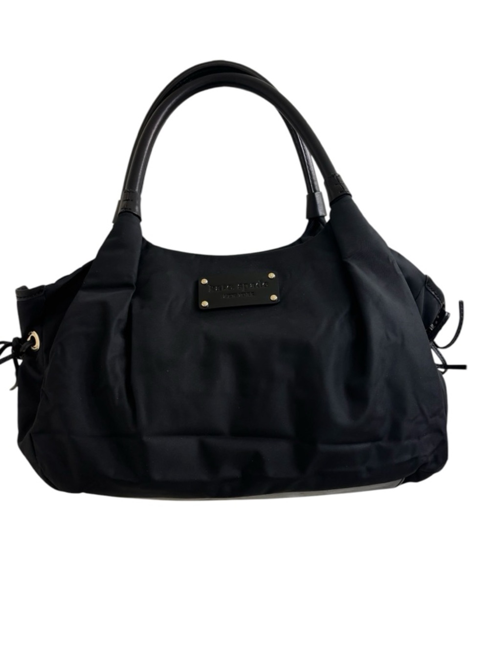 kate spade Stevie nylon and leather hobo bag